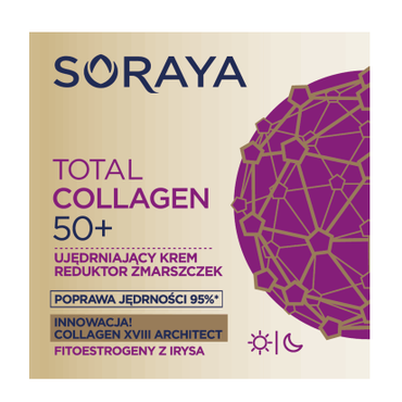 Soraya -  Soraya Total Collagen 50+ Ujędrniający krem reduktor zmarszczek 50ml